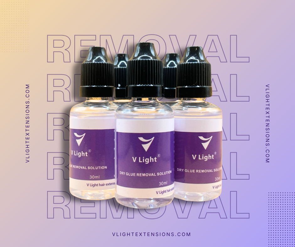 5 Pack Vlight Hair Extension Removal Solution